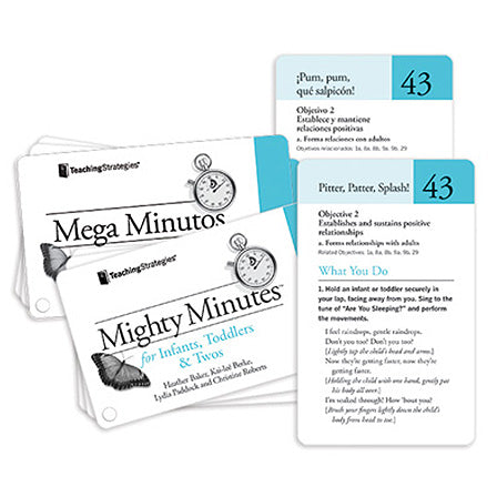 Mighty Minutes® for Infants, Toddlers & Twos (Bilingual) (Cards 01-100)